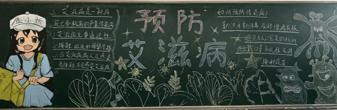 信息工程学院开展“知艾防艾,青春同行”主题板报评选活动